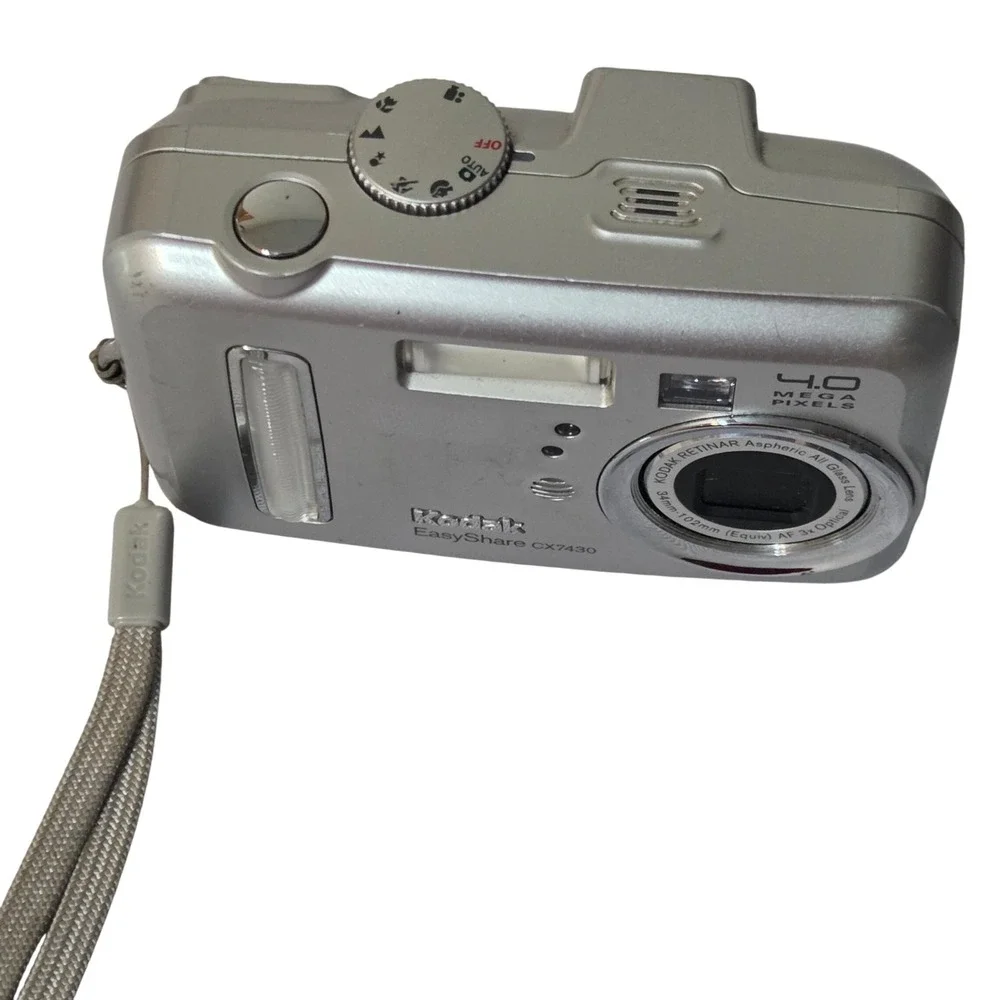 Kodak Digital Camera Unisex OS Silver EasyShare CX7430 4.0MP 3x Optical Zoom